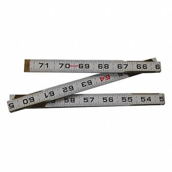 WESTWARD Two Way Reading Folding Rule 72 in., 30PC11