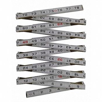 WESTWARD Folding Rule 78-3.4 in Standard, 30PC15