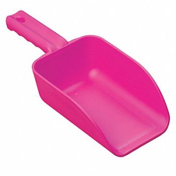 REMCO F8523 Small Hand Scoop 11-1/2 inL Pink, 30PC67