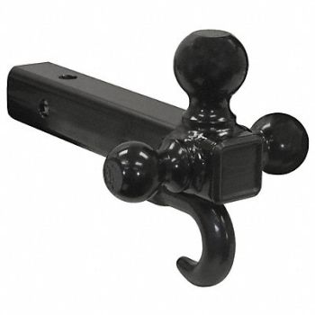 BUYERS PRODUCTS Tri Ball Mount w/ Hook Carbon Steel, 30PD24