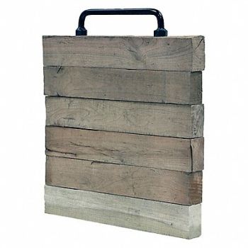 BUYERS PRODUCTS Outrigger Pad Hardwood Outrigger Pad, 30PD66