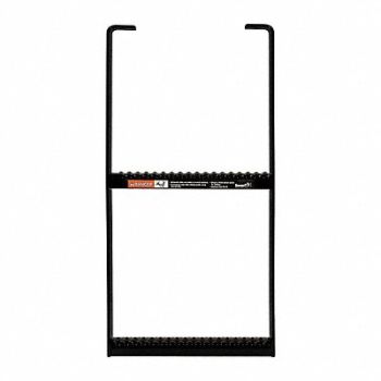 BUYERS PRODUCTS Steel Step Black, 30PD72