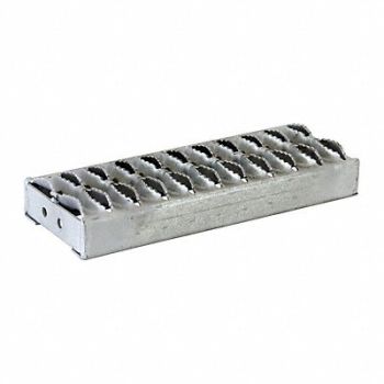 BUYERS PRODUCTS Diamond Deck-Span Tread Silver, 30PD82