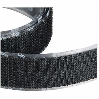 VELCRO BRAND Reclosable Fastener Strap Roll Black, 30PE15