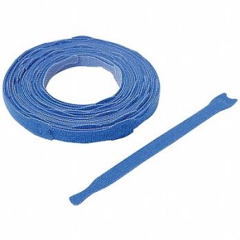 VELCRO BRAND Hook-and-Loop Cable Tie 8 in Blue PK900, 30PE37