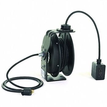 KH INDUSTRIES Cord Reel 50ft 12 AWG GFCI 120VAC, 30PL38