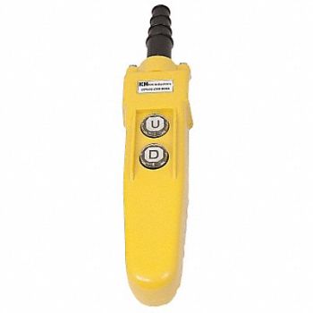 KH INDUSTRIES Pendant Station 2 Push Button NO Yellow, 30PL52