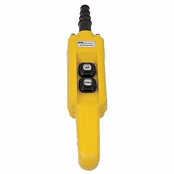 KH INDUSTRIES Pendant Station 2 Push Button NO Yellow, 30PL74