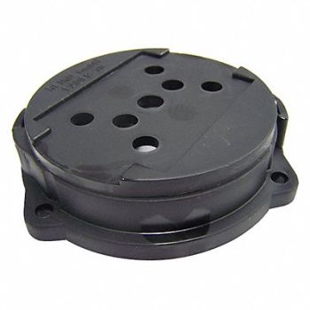 REIKU Flange 2.040 in Black Polyamide, 30PP70