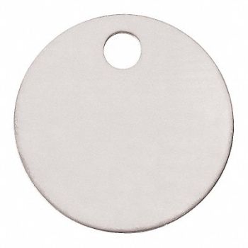 PANDUIT Embossing Tag 304 SS 1in H 1in W PK25, 30PR81