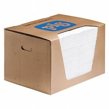 PIG Absorb Pad Oil-Based Liquids White PK100, 30PV60