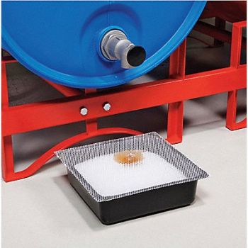PIG Absorbent Pan 3 in H Black/White PK6, 30PV96