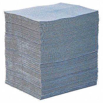 PIG Absorbent Pad Universal Light Blue PK100, 30PZ05