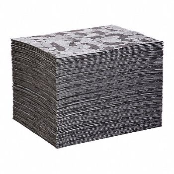 PIG Absorbent Pad Universal Black/Gray PK100, 30PZ90