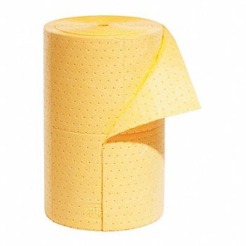 PIG Absorbent Roll Universal Yellow 150 ft.L, 30RA01
