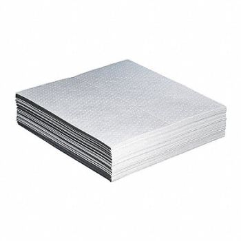 PIG Absorb Pad Oil-Based Liquids White PK50, 30RA18