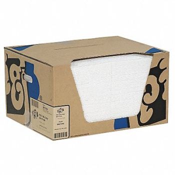 PIG Absorb Pad Oil-Based Liquids White PK100, 30RA30