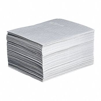 PIG Absorb Pad Oil-Based Liquids White PK200, 30RA45