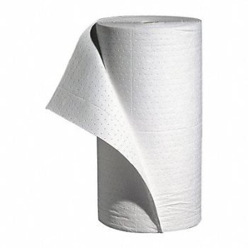 PIG Absorbent Roll Oil-Based Liquids White, 30RA48
