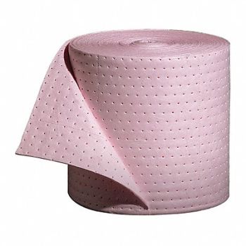 PIG Absorbent Roll Chem/Hazmat Pink 150 ft.L, 30RA51