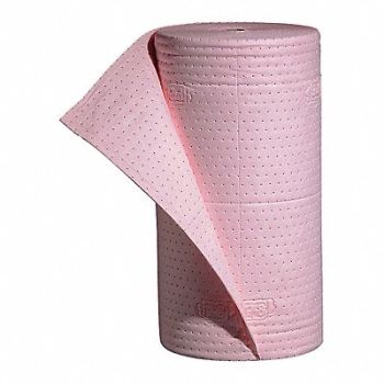 PIG Absorbent Roll Chem/Hazmat Pink 150 ft.L, 30RA52