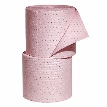PIG Absorb Roll Chem/Hazmat Pink 150ftL PK2, 30RA55