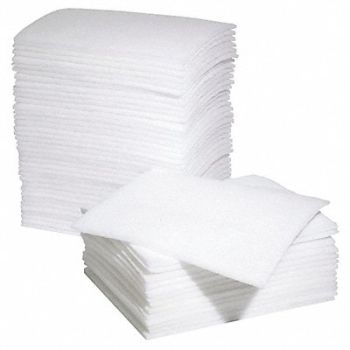 PIG Absorbent Pad Chem/Hazmat White PK50, 30RA87
