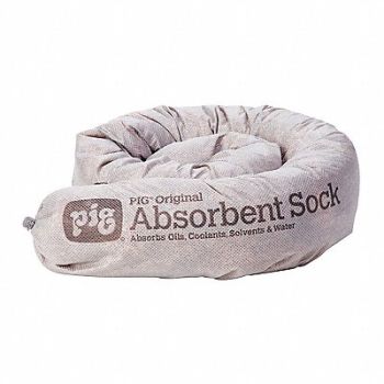 PIG Absorbent Sock Universal 3 ft 6 L PK12, 30RC08