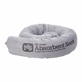 PIG Absorbent Sock Universal 3 ft 6 L PK24, 30RC16