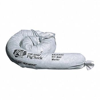 PIG Absorb Sock Oil-Based Liquids 4ft L PK12, 30RC43