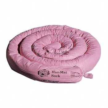 PIG Absorb Sock Chem/Hazmat 10ft L PK6, 30RC48