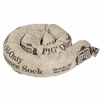 PIG Absorb Sock Oil-Based Liquids 4ft L PK30, 30RC55