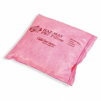 PIG Absorbent Pillow Chem/Hazmat 8 L PK10, 30RC87