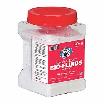 PIG Absorb- -Lock Loose Absorbent 4 lb PK4, 30RD10