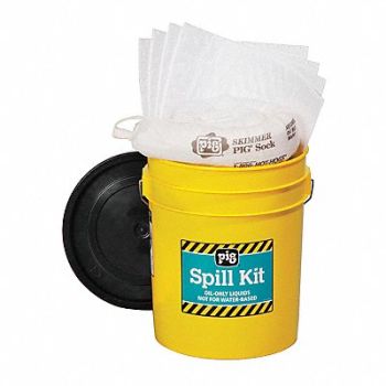 PIG Spill Kit Oil-Based Liquids Yellow, 30RE07