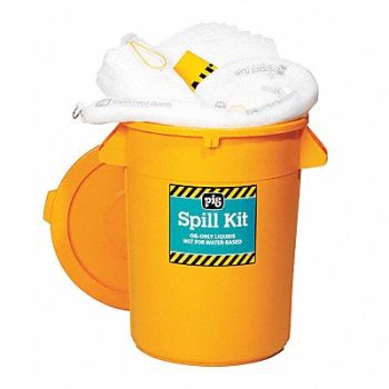 PIG Spill Kit Oil-Based Liquids Yellow, 30RE13
