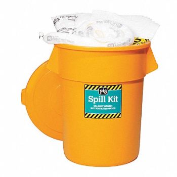 PIG Spill Kit Oil-Based Liquids Yellow, 30RE18