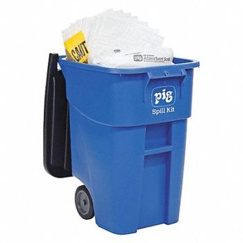 PIG Spill Kit Oil-Based Liquids Blue, 30RE19