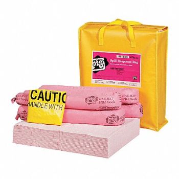 PIG Spill Kit Chem/Hazmat Yellow, 30RE67