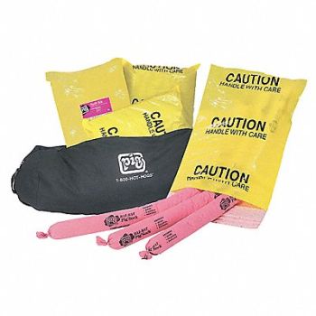 PIG Spill Kit Chem/Hazmat Black, 30RE70