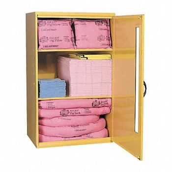 PIG Spill Kit Chem/Hazmat Yellow, 30RE71