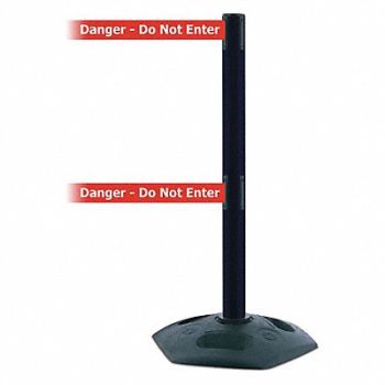 TENSABARRIER Barrier Post with Belt Heavy Duty Rubber, 30RG11