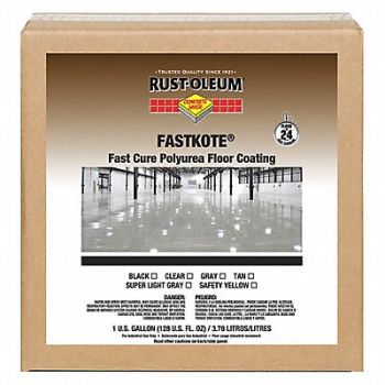 RUST-OLEUM Floor Coating Water 1 gal Clear, 30RM33