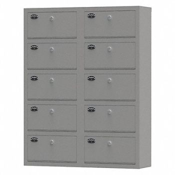 SENTINEL Weapon Storage Cabinet 37-1/4inH Gray, 30RT73