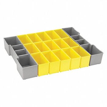 BOSCH Bin Cup Set Yellow/Gray 2-1/2 in H, 30RW54