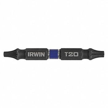 IRWIN Insert Bit Power Dbl End Hex Shank PK2, 55KH03