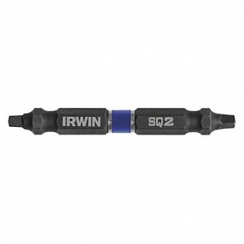 IRWIN Insert Bit Power Dbl End Hex Shank PK2, 55KG97