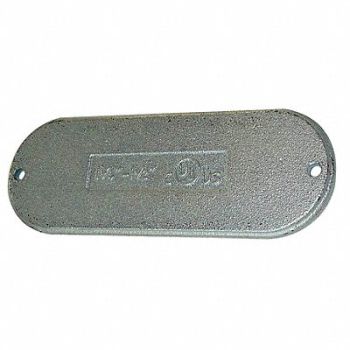 POWER FIRST Conduit Body Cover 2 in Screw In, 30UG86