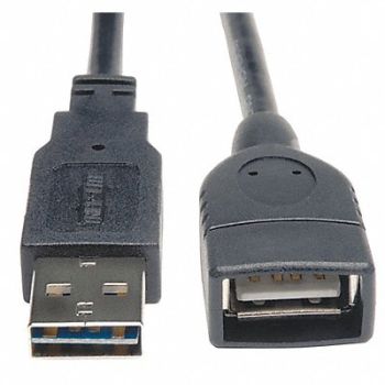 TRIPP LITE Reversible USB Extension Cable Blck 10ft, 30UJ25