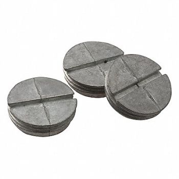 RACO Closure Plug Zinc 1/2 in NPT PK4, 30UJ94